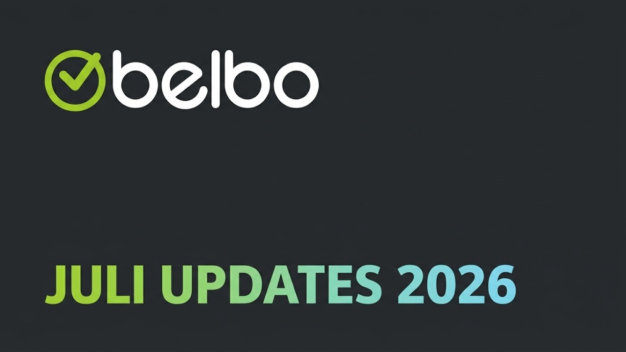 Livestream zum belbo Juli-Update 2026 ansehen